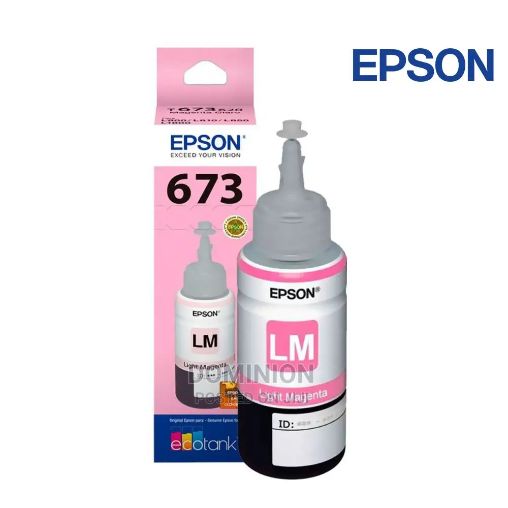 Epson 673 Light Magenta Original Ink Bottle 70ml