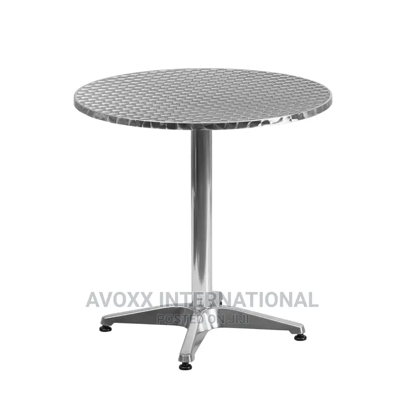 BELNICK Round Aluminum Table With Base
