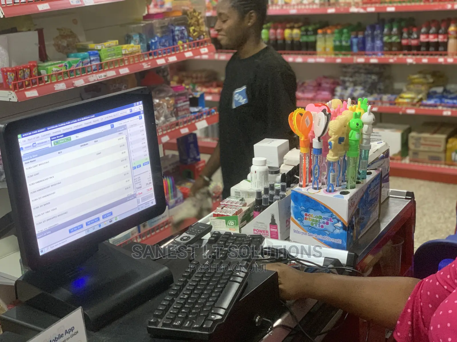 Point of Sale Complete Setup With Slightly Used Computer