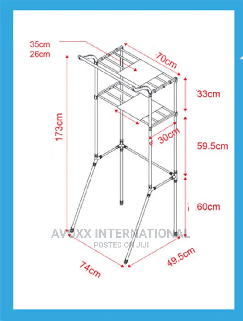 Civilweaeu- Bathroom Washing Machine Storage Shelf