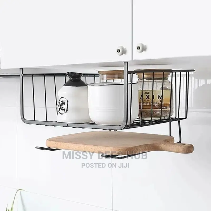 Under Shelf Wire Basket With Holder