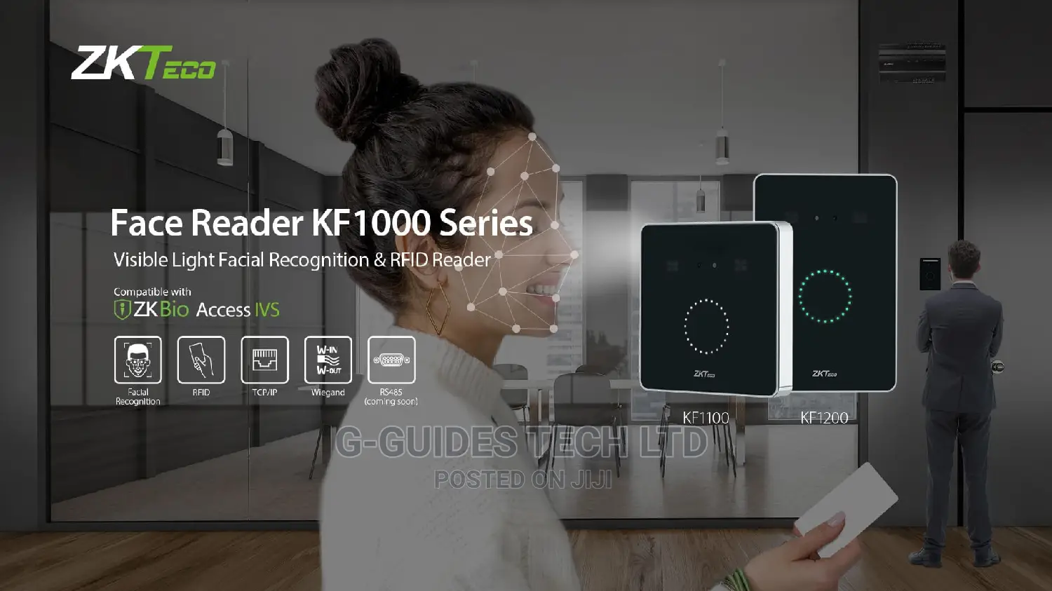 Zkteco Kf1100 Face Reader