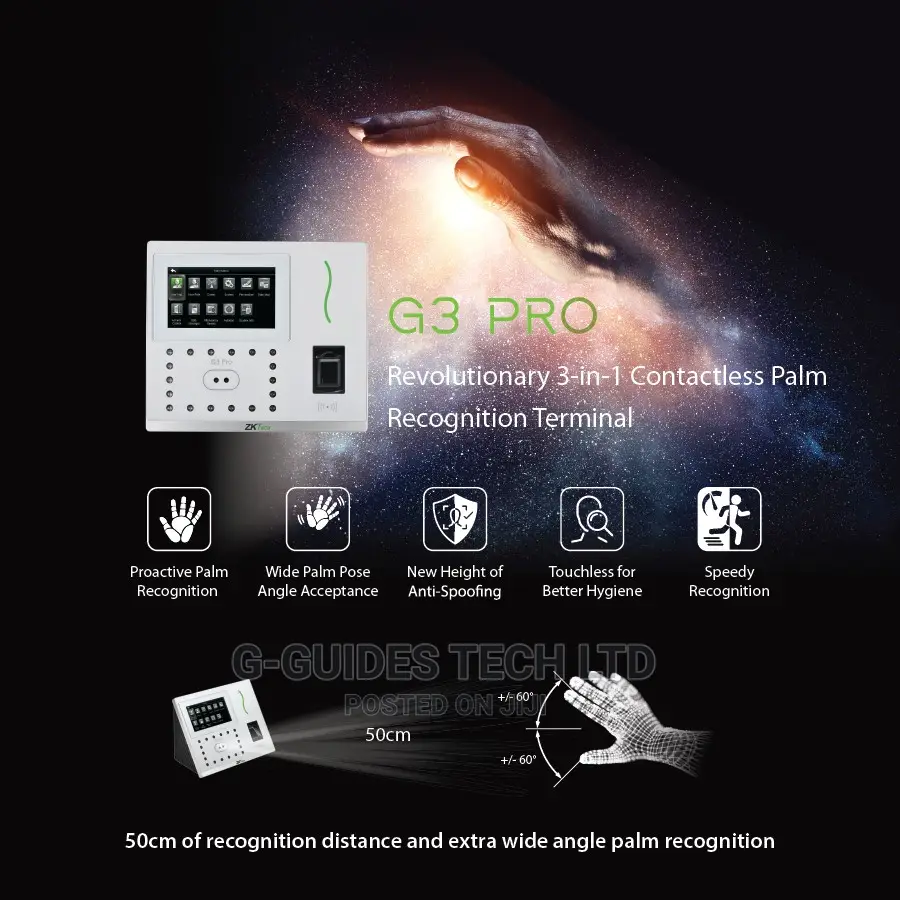 ZKTECO G3 PRO Time Attendance Device