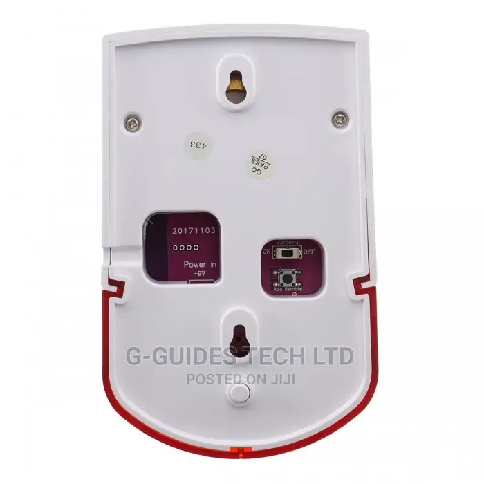 433MHZ WIRELESS Siren Security Alarm 120db (DY-JH100B)