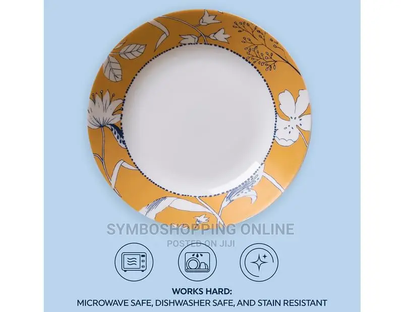 Set of 4 Corelle Everyday Meal Bowls - Tempered Glass -