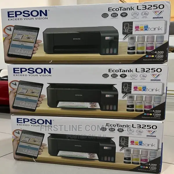 Epson Ecotank L3250 A4 Wi-Fi All-in-One Ink Tank Printer Ink