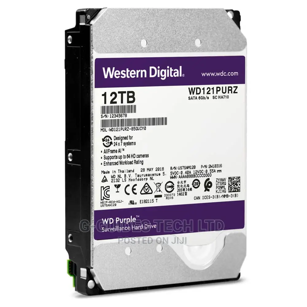 12tb Wd Purple Surveillance Hard Drive