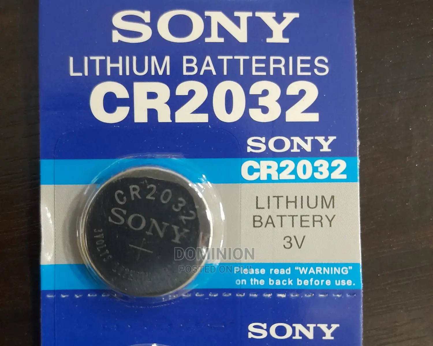 SONY C'mos Battery Cr2032/5bp 5pcs