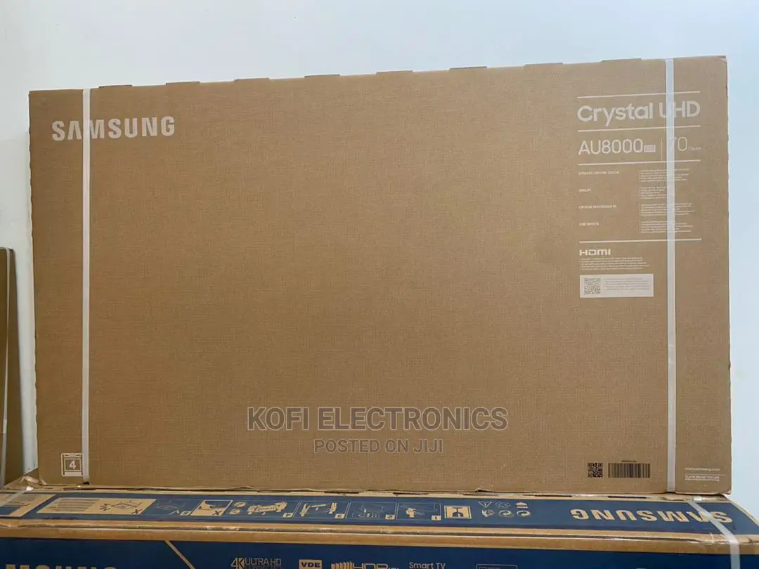 Very New 2021 Smart LED TV, Samsung 70AU8072, Ultra HD 