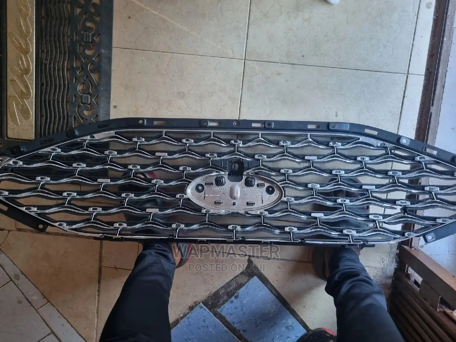 Front Upper Bumper Grille Ford Edge 2019-2022 W Camera Punch