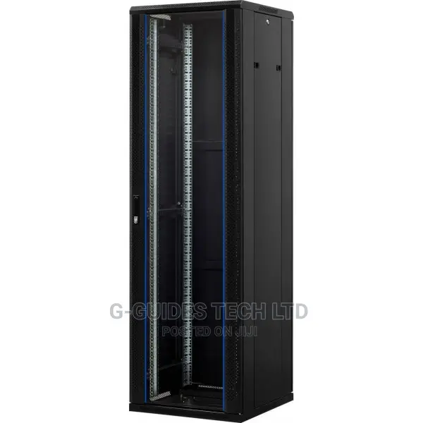 42U Data Cabinets 600 X 800 X 2000 Floor Standing Glass Door