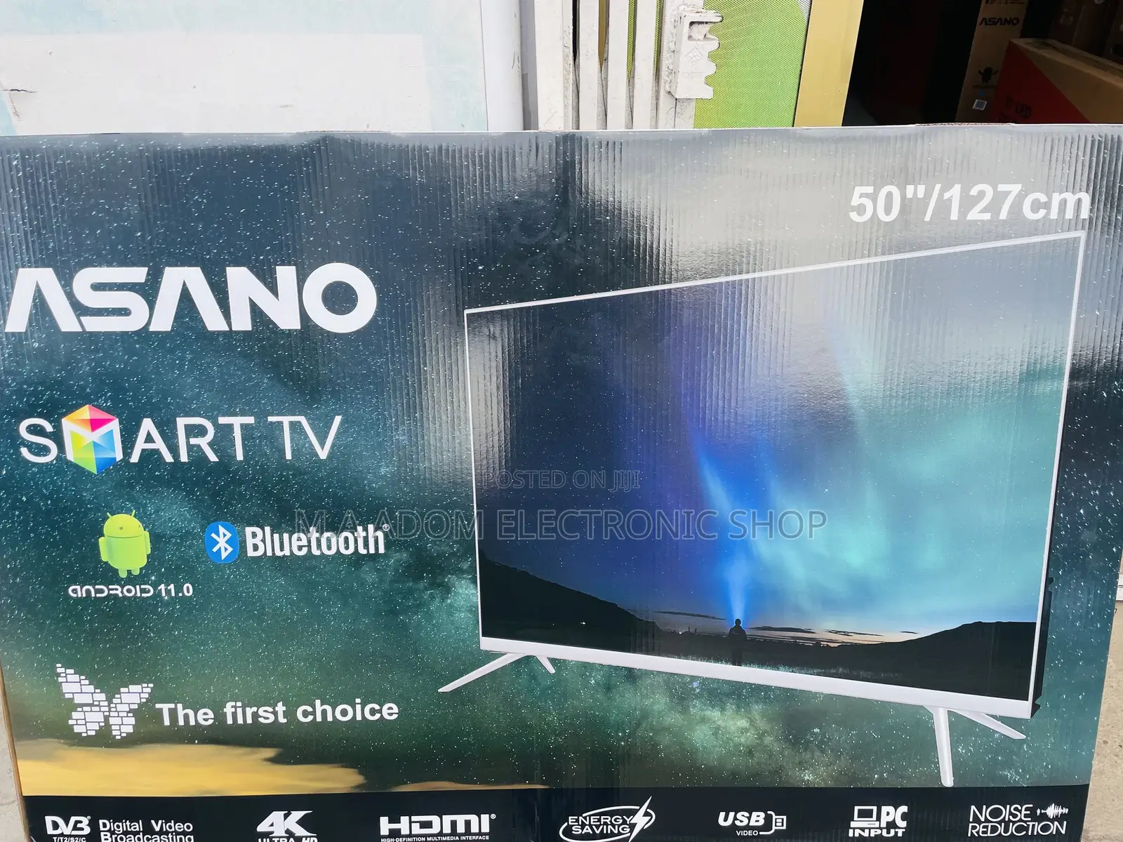 CRYSTAL CLEAR Nasco 55smart 4k Uhd Tv Android