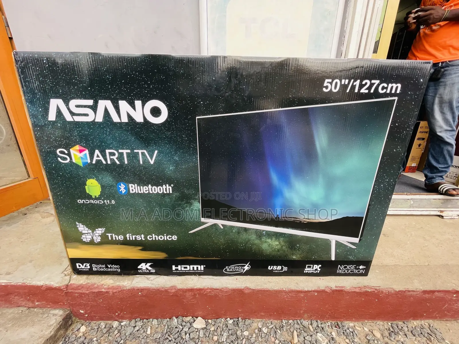 CRYSTAL CLEAR Nasco 55smart 4k Uhd Tv Android