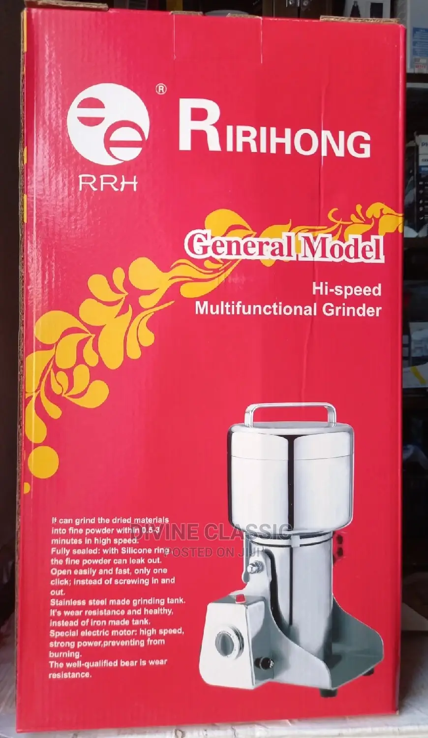 Ririhong Commercial Spice and Herbs Grinder (2000g)