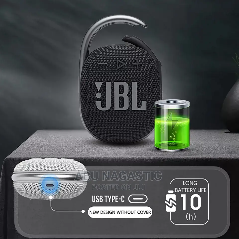 Portable Jbl Clip 4 Wireless Bluetooth Speaker