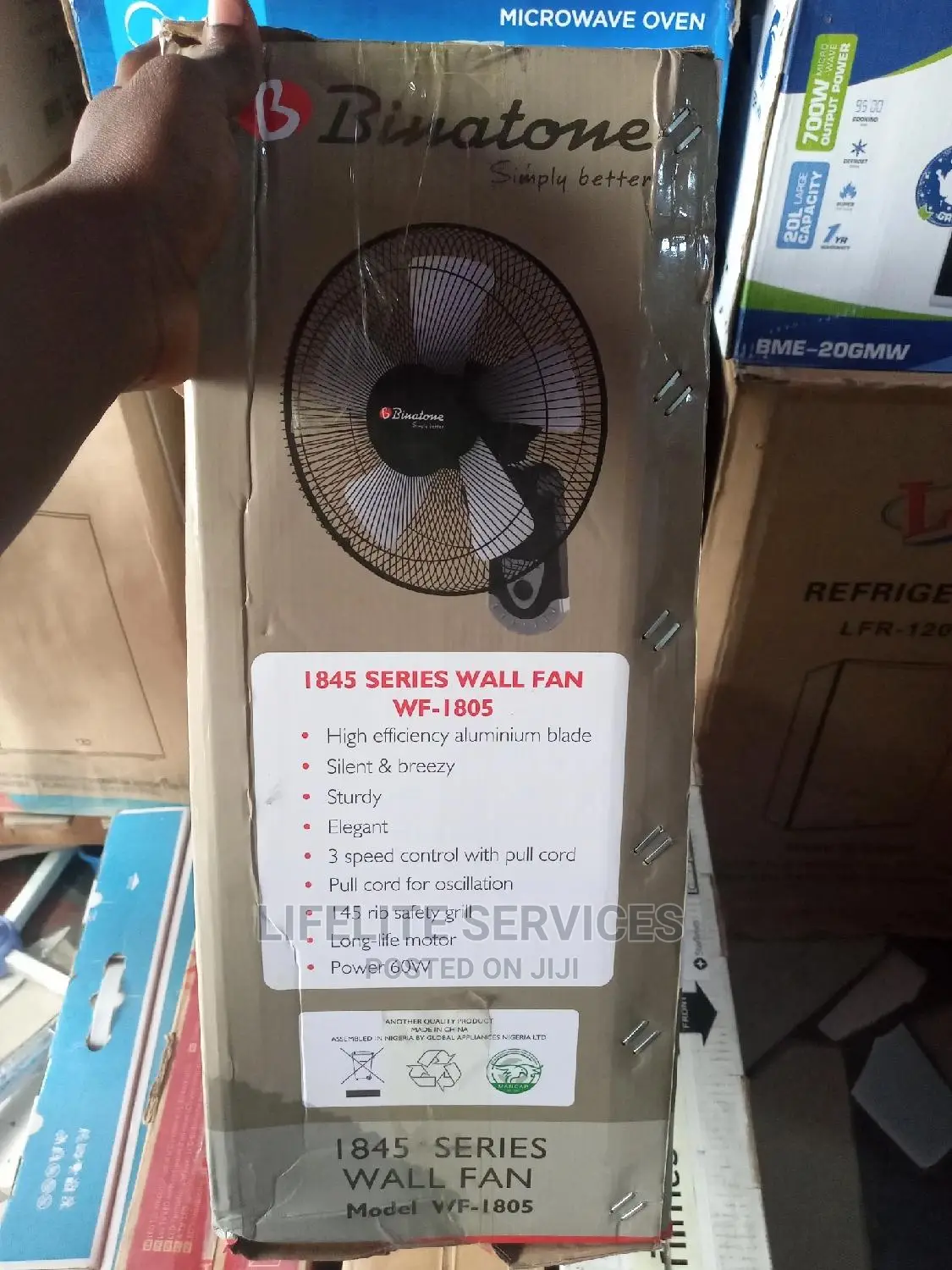 Elegant Binatone Wall Fan-18"