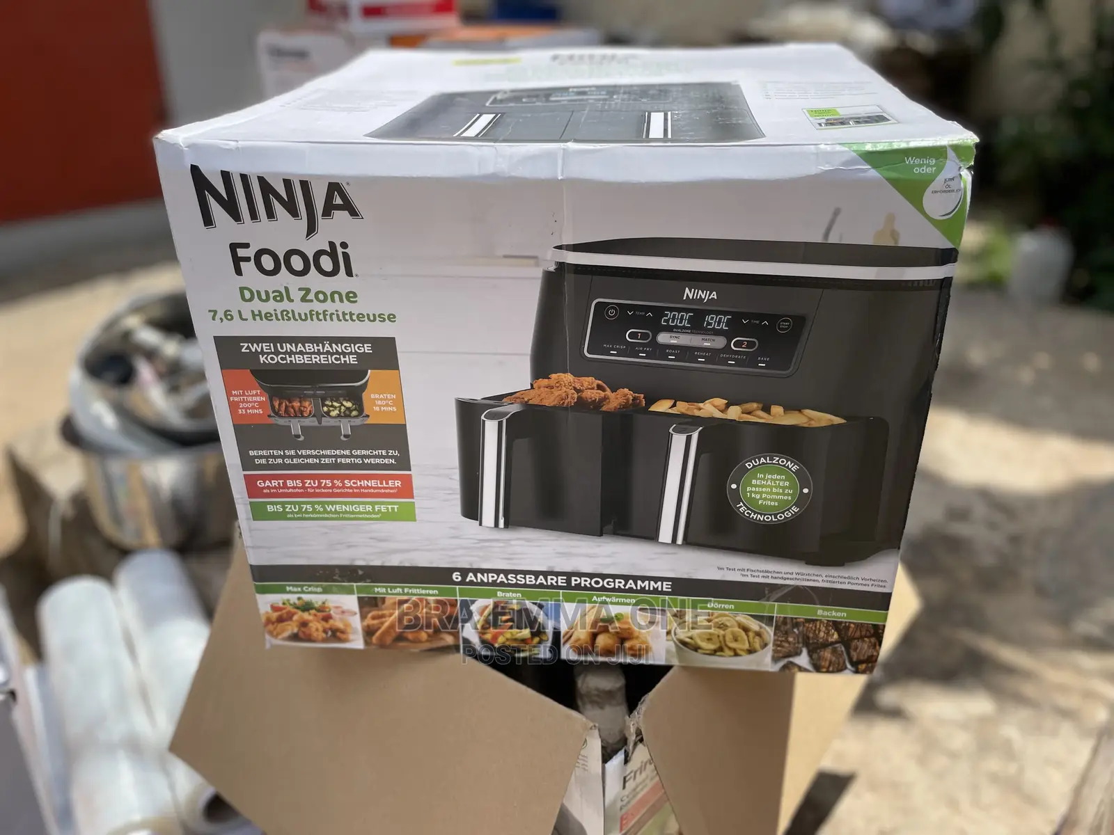 Ninja Dual Air Fryer 7.6L From Germany
