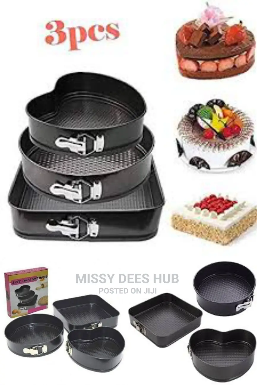 3pcs Non-Stick Cake Pan