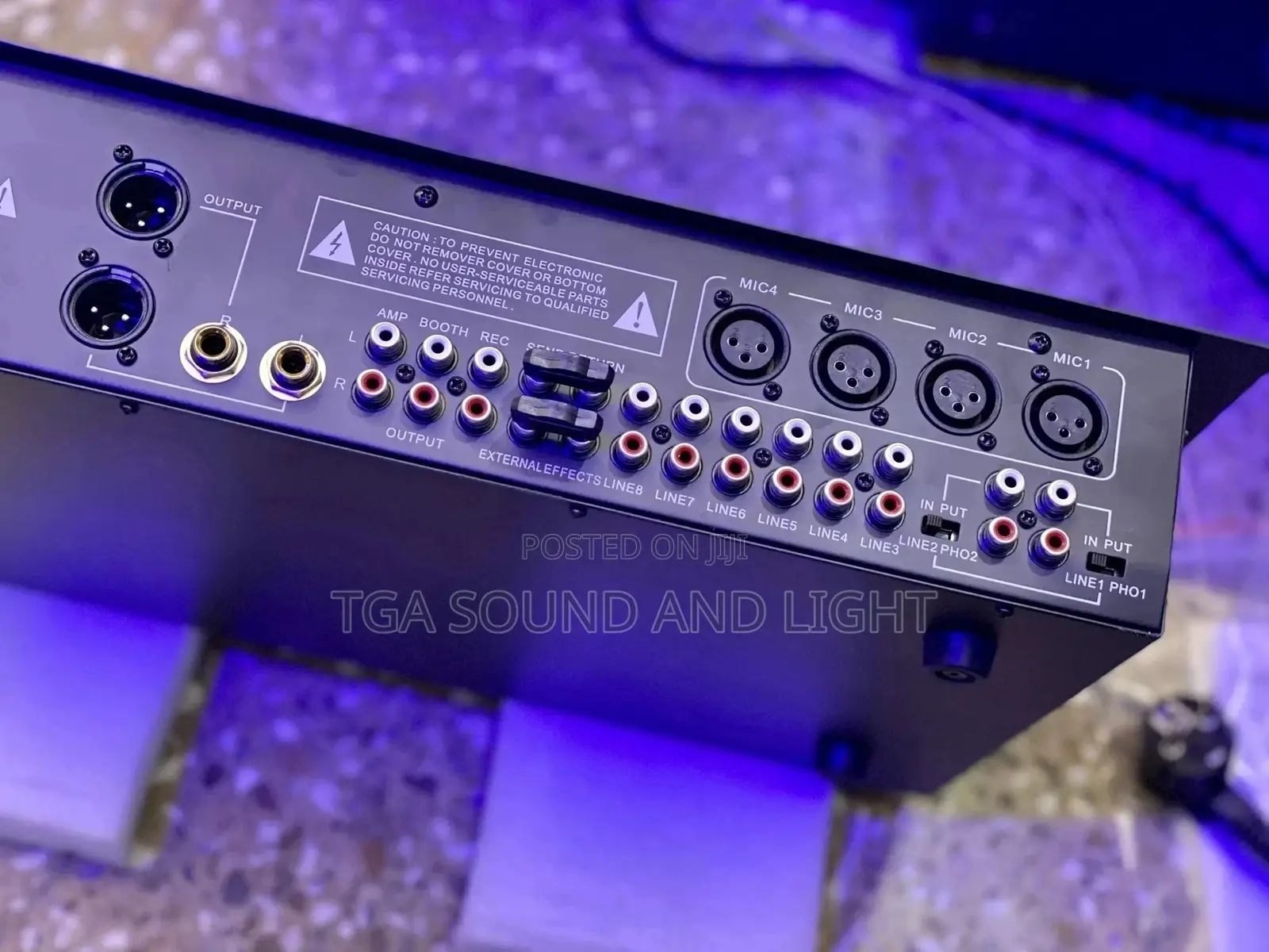 6-Channel Dj Mixer(Gls)