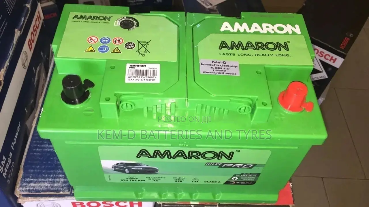 74ah Amaron Batteries - 15 Platea