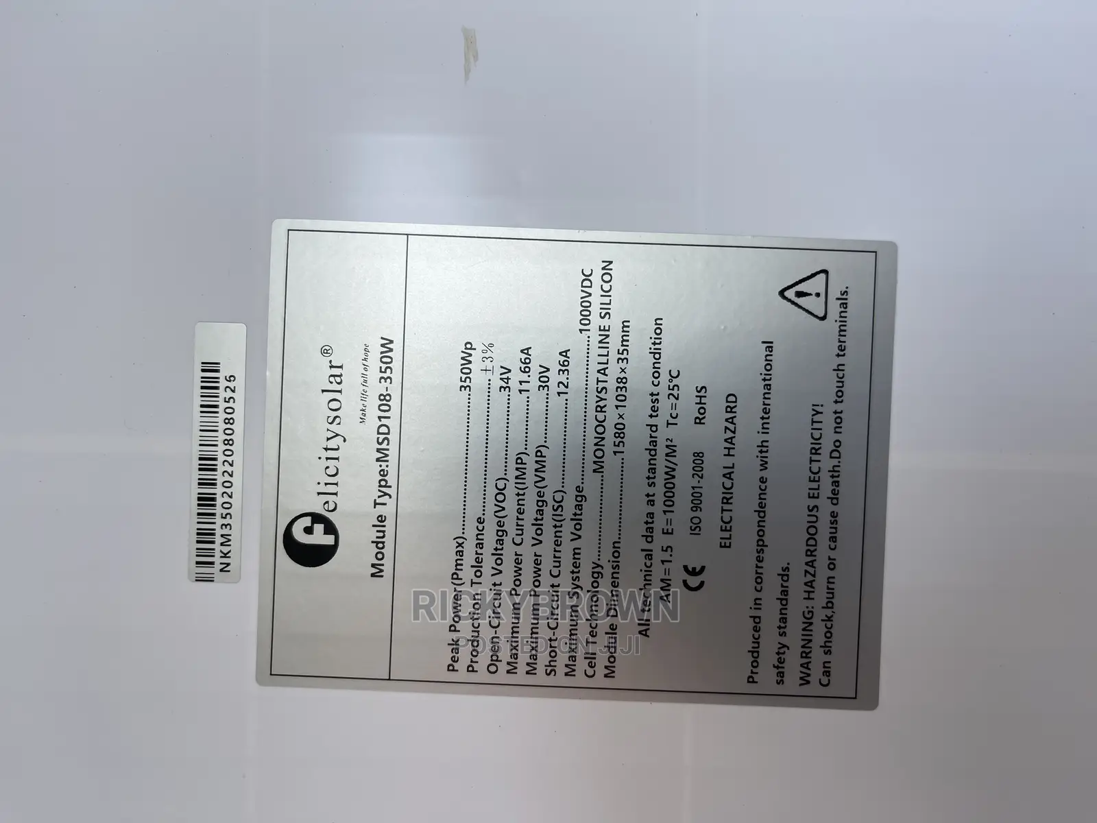 350watts Monocrystalline Solar Panels