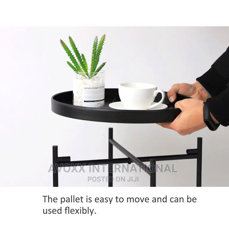 Double-Layer End Table, Round Accent Coffee Side Table