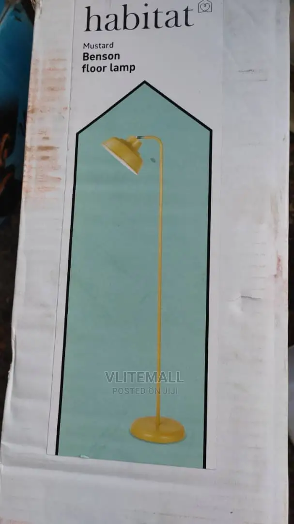 Habitat Benson Floor Lamp - Mustard