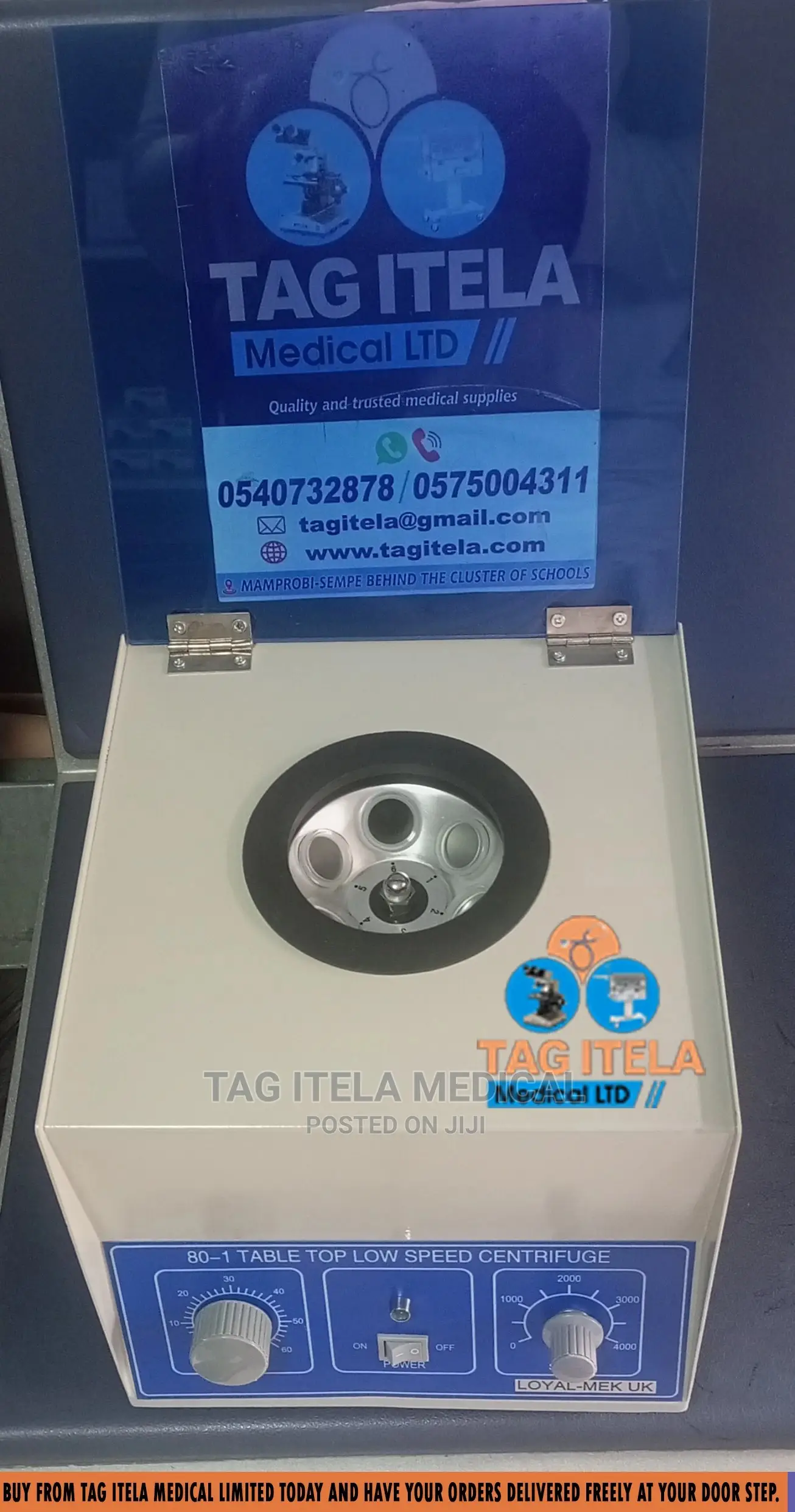 Centrifuge (6 Bucket Manual)