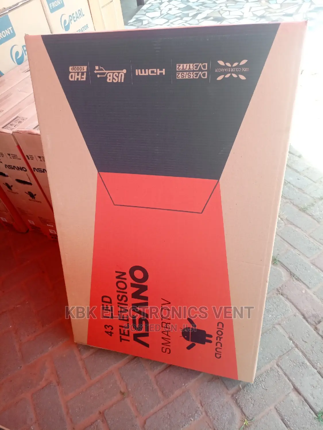 Asano 43" Flameless Smart Android Satellite Digital Led Tv