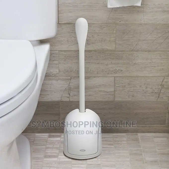 Oxo Toilet Brush Canister Set Two Replacement Brush Heads