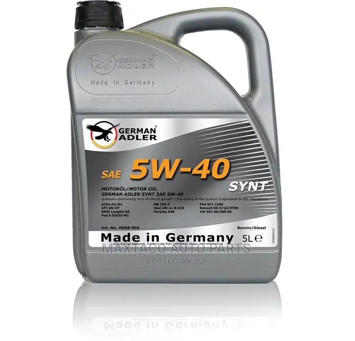German Adler 5w-40 Engine Oil- 5L