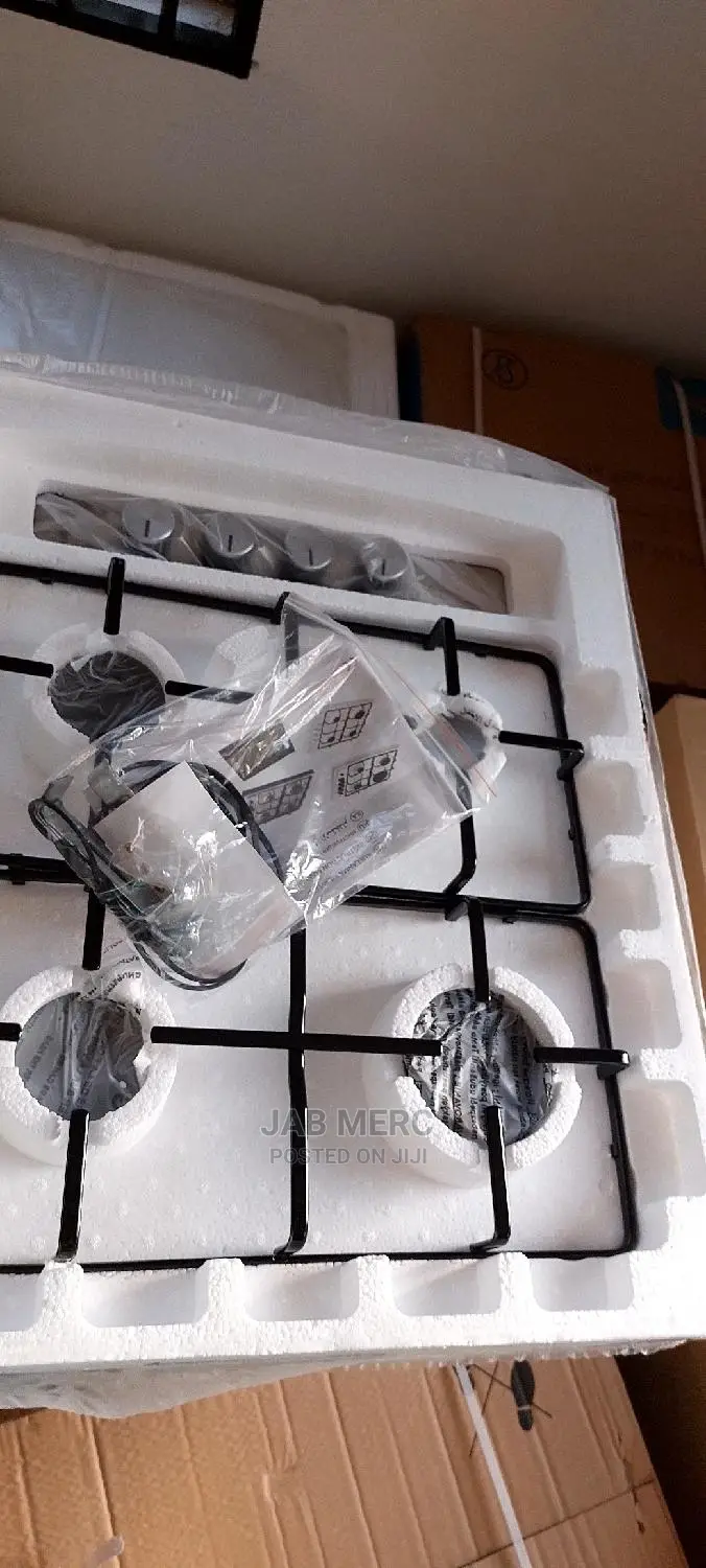 Promo 60cm Silver Colour Hob Unbreakable Cast Built Inside