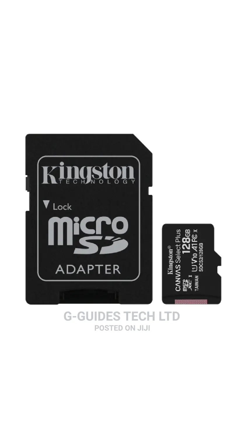 Kingston 128GB Canvas Selectplus UHS-I Microsdxc Memory Card