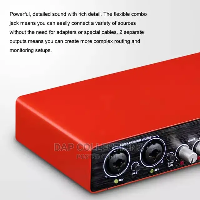 Quality USB Audio Interface Sound Card
