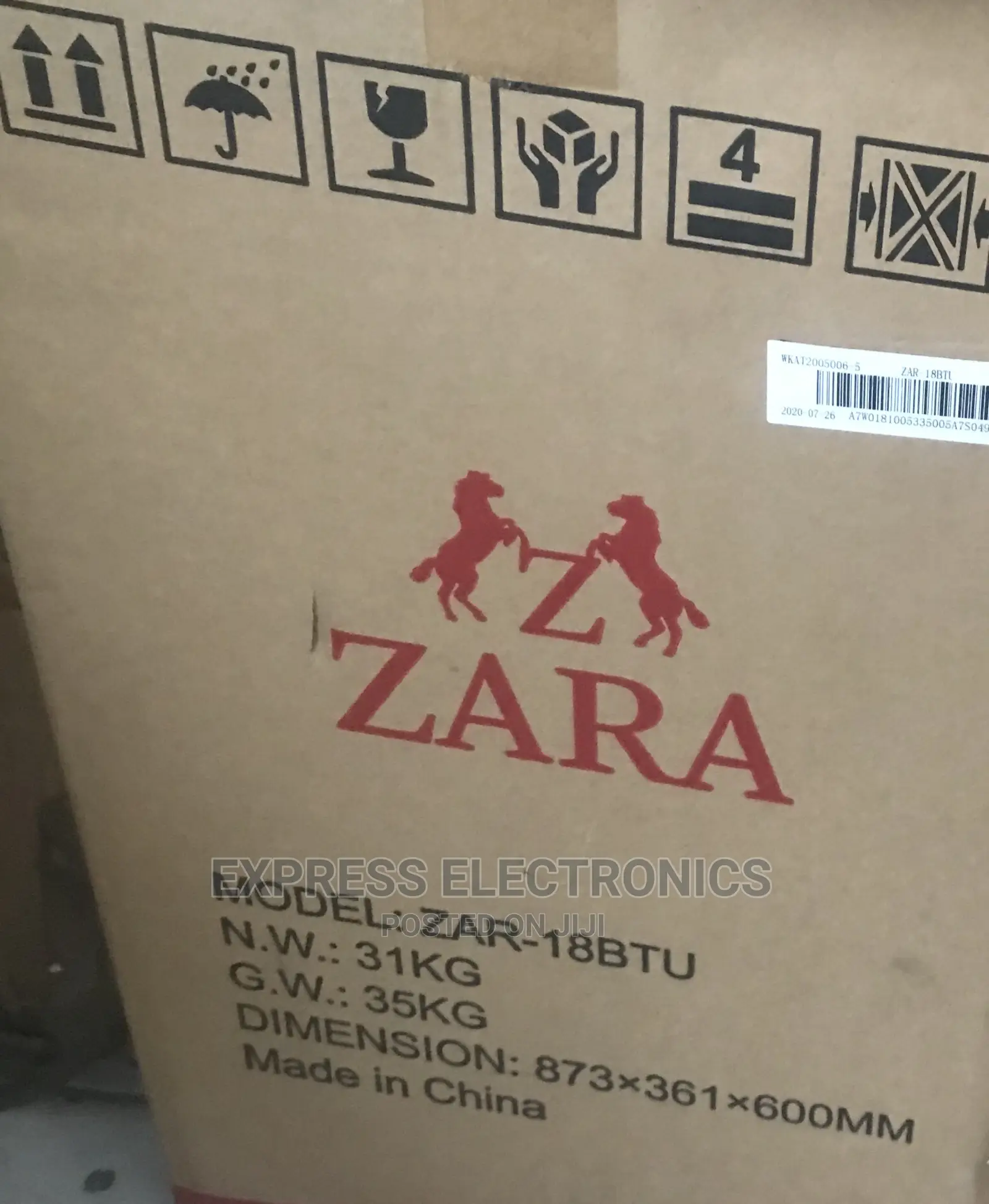 Zara 4 Burner Gas Cooker With Oven and Grill