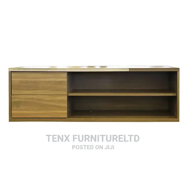 : Coffee Table With 2 Drawers and 5 Open Compartments