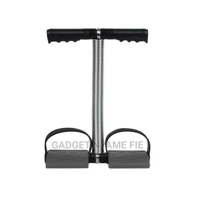 Durable Spring Tummy Trimmer - Black