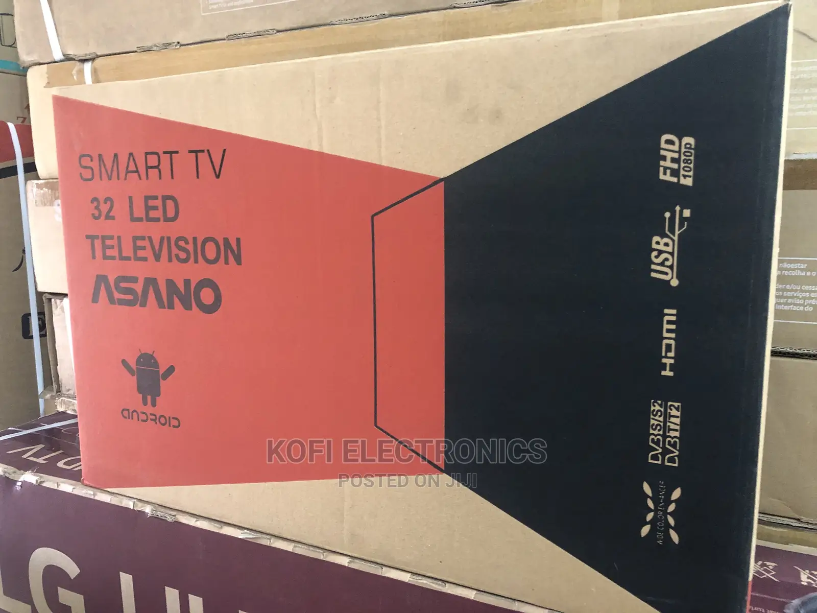 Smart Clean View Digital Satellite Asano 32inches Tv