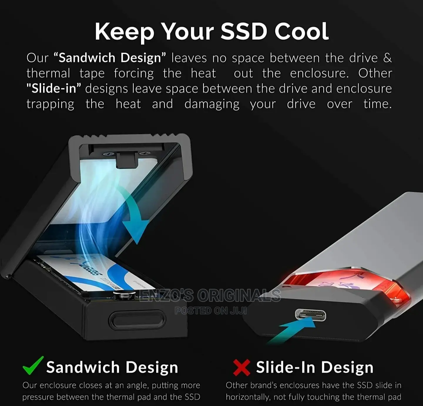 Sabrent M.2 Nvme Ssd Enclosure Single Double Cut Usb 3.2
