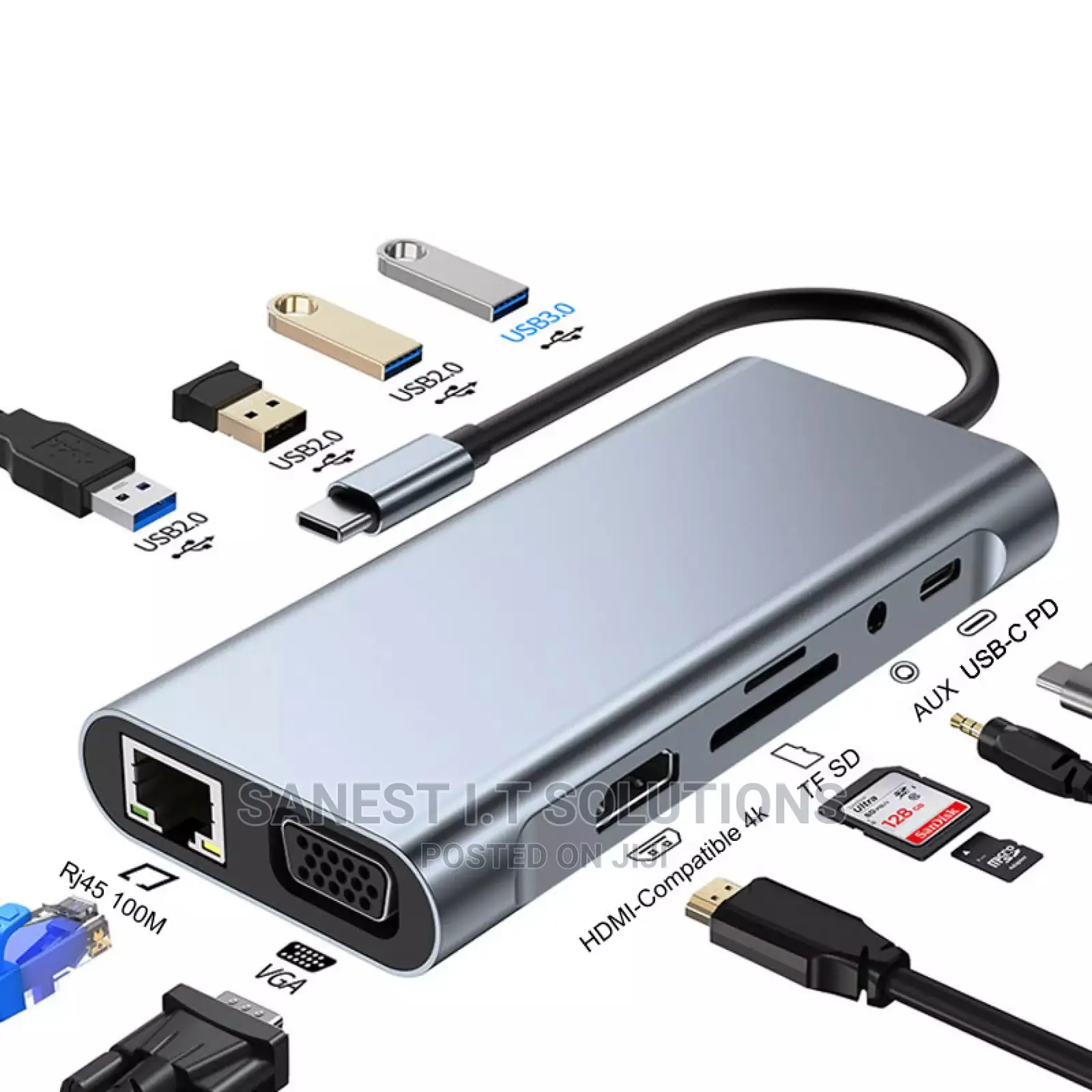 Type C Adapter 11in 1
