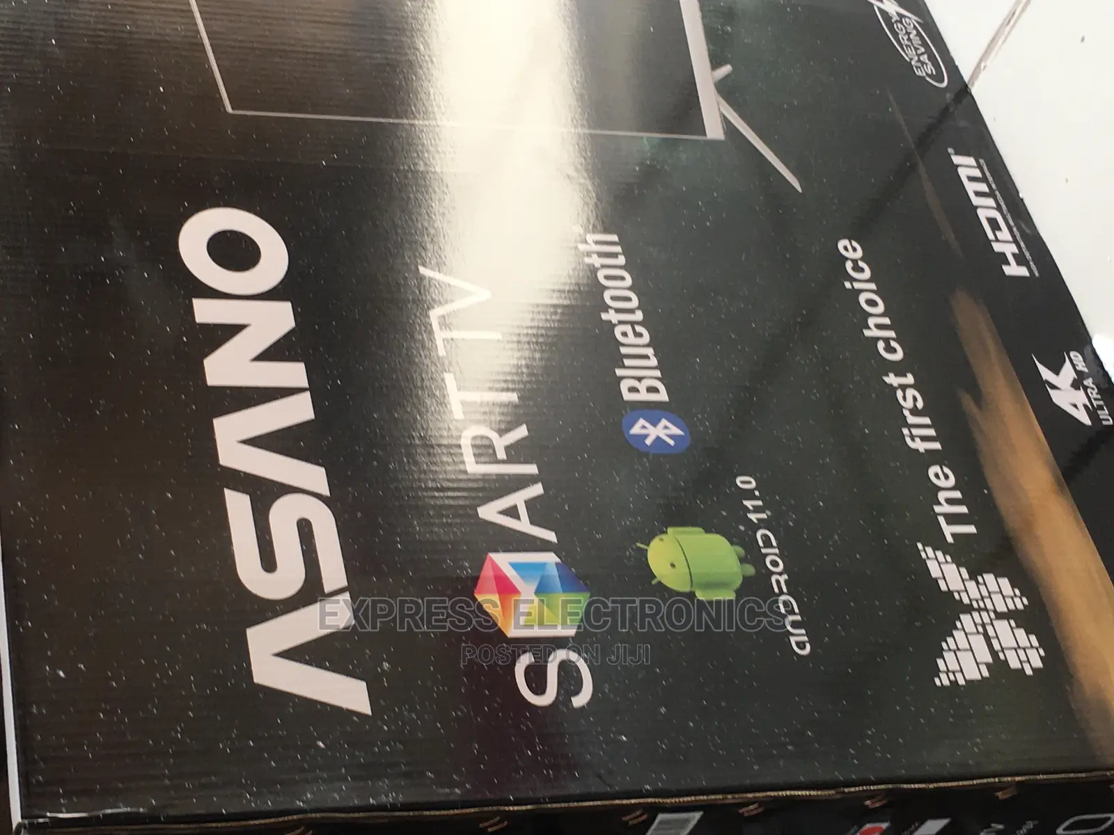 Smart Android Uhd Asano 65” + Bluetooth LED