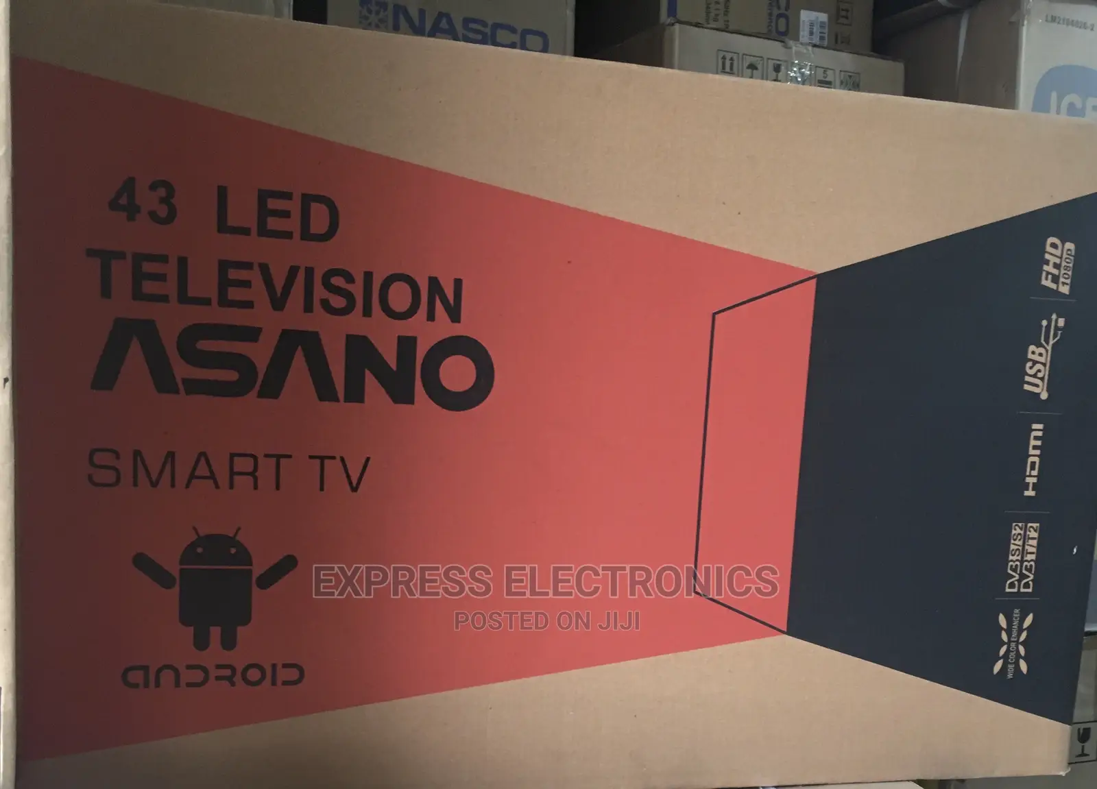 Asano 43” Smart Tv HD LED Digital Satellite