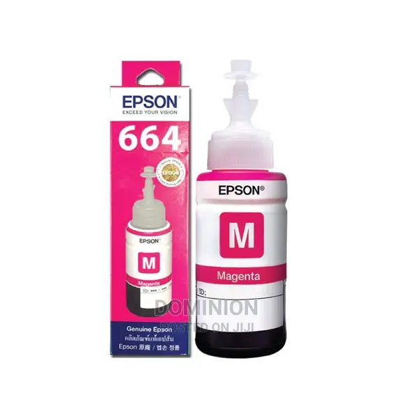 Epson T664 Magenta Original Ink Bottle
