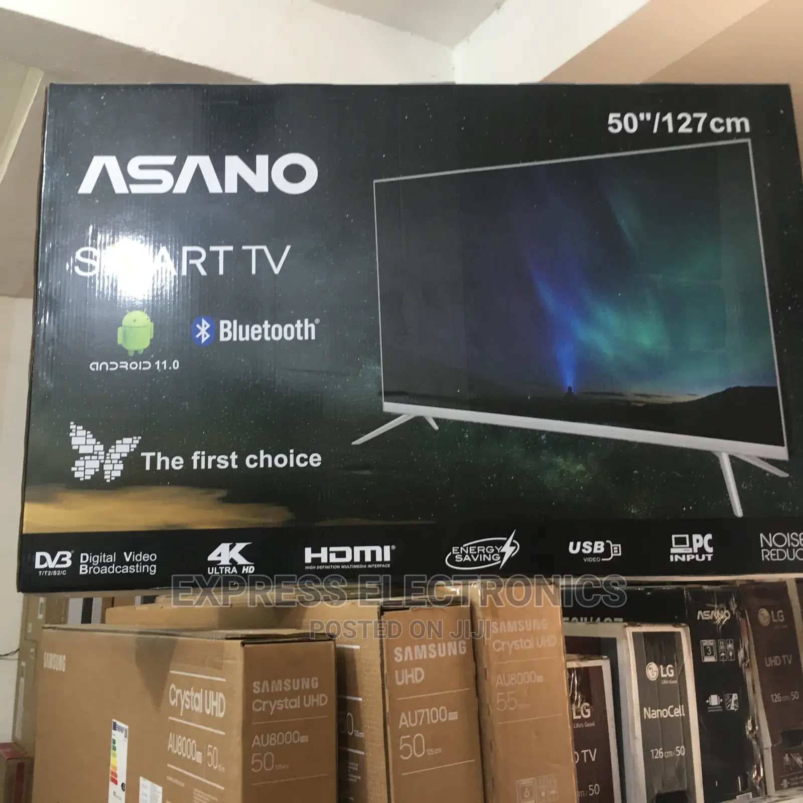 Asano 50′′ Ultra HD Smart LED + Bluetooth
