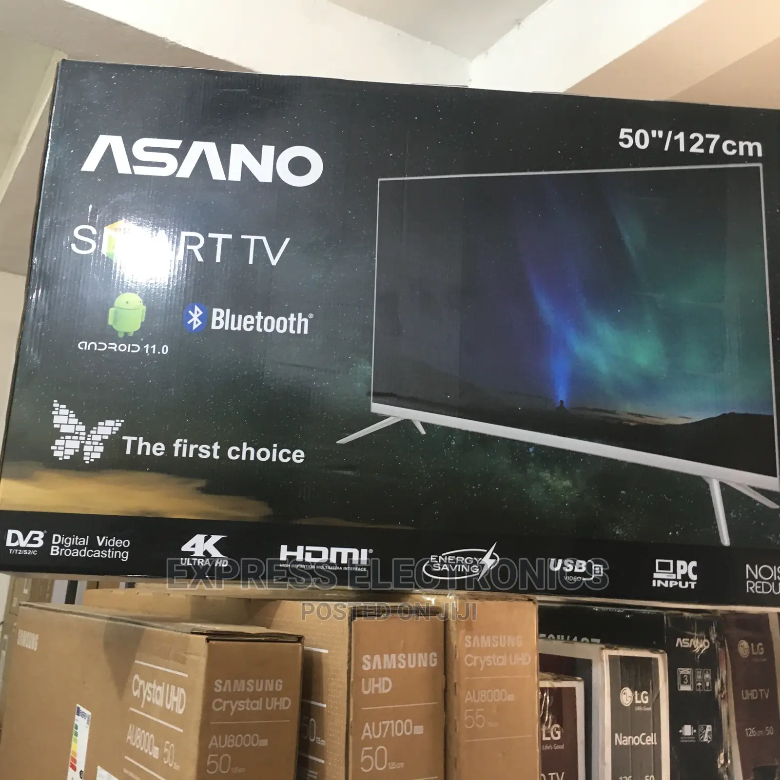 Asano 50′′ Ultra HD Smart LED + Bluetooth
