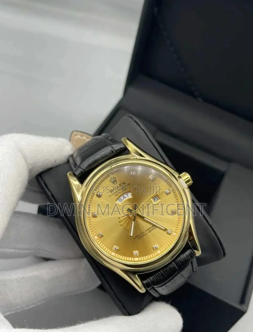 Rolex Genuine Leather Watches