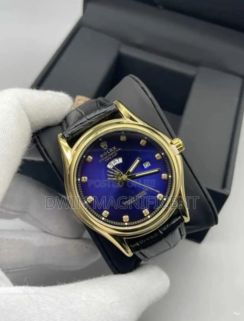 Rolex Genuine Leather Watches