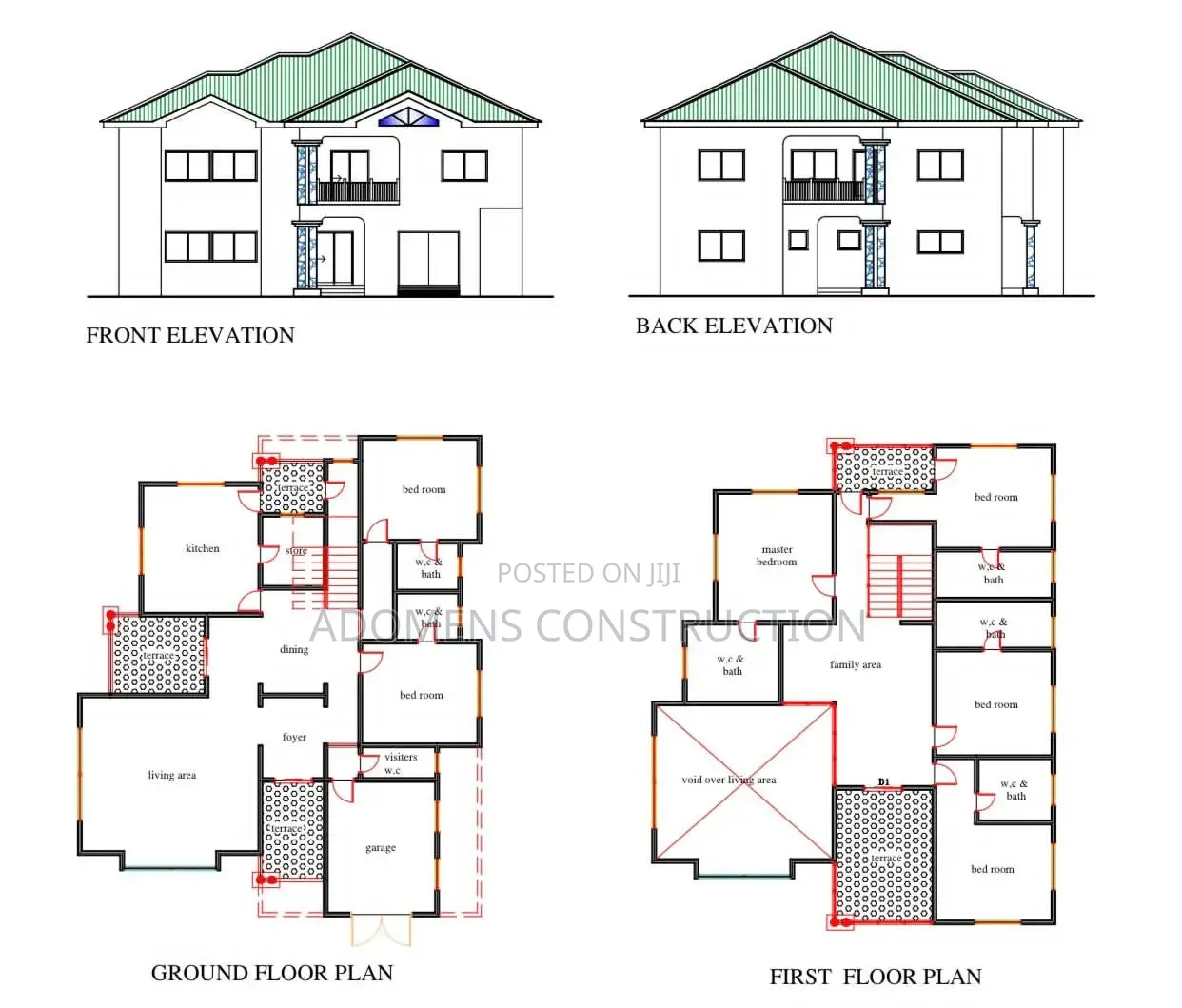 Architecture Drawings, 3D Drawings Structure Drawings