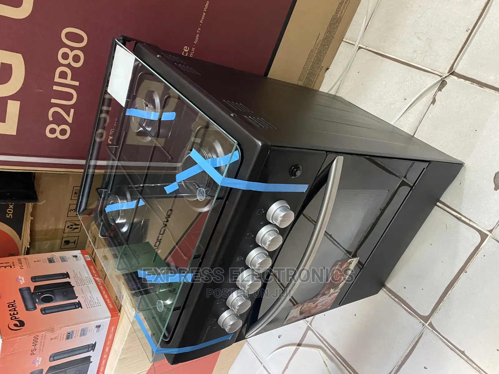 Awesome Volcano Gas 4 Burner With Oven,Grill