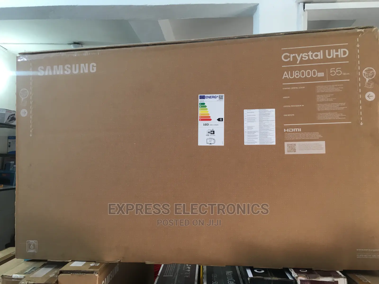 Samsung Au8000 55" Class Hdr Uhd Smart LED TV